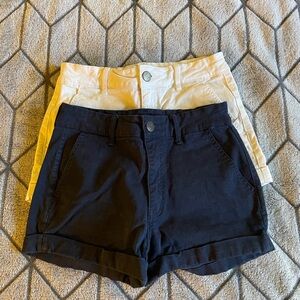 Aeropostale Navy and White Shorts Size 4